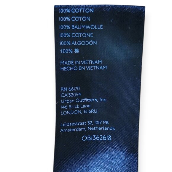 BDG Zaria Embroidered Corduroy Snail Brown Pull-On Pant size XL - Picture 15 of 16